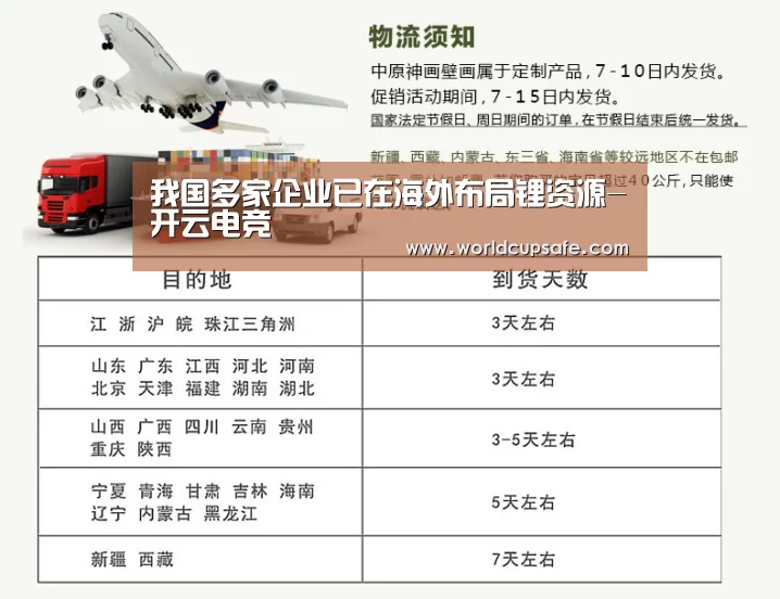 我国多家企业已在海外布局锂资源-开云电竞